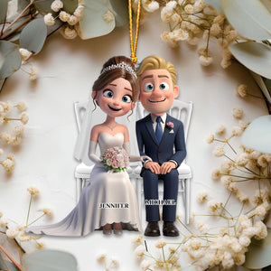 Wedding Couple Acrylic Ornament- Personalized Gifts For Couple