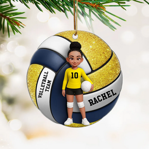 Volleyball Girl - Personalized Acrylic Ornament