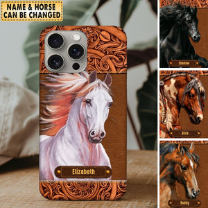 Personalized Horse Lover Phone Case