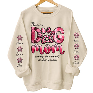 Life Is Better With Dog - Dog mom Personalized Sweatshirt