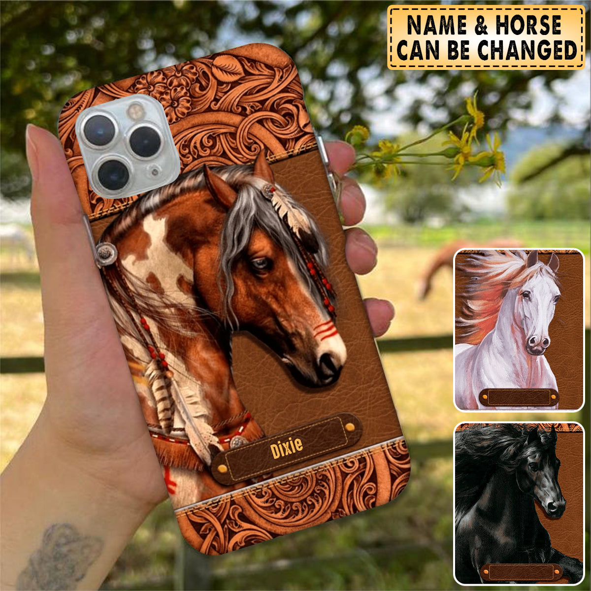 Personalized Horse Lover Phone Case