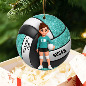 Volleyball Girl - Personalized Acrylic Ornament