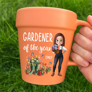 Custom Ceramic Mug - Personalized Garden Gifts For Gardeners - Plant Parent Vibes