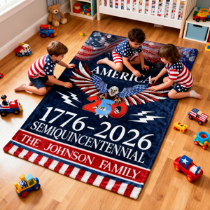 250 Years America Semiquincentennial Personalized Blanket