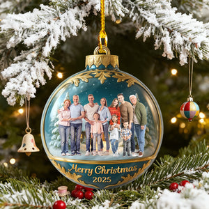 Custom Photo Family Together - Personalized Custom Shaped Acrylic Ornament
