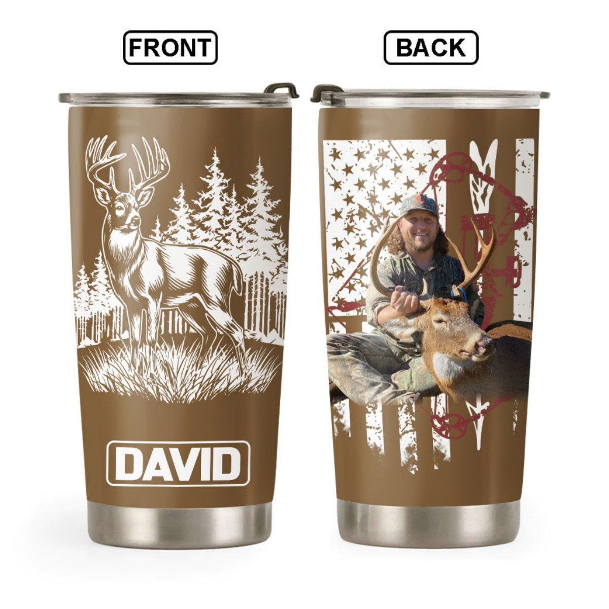 Personalized Hunting Tumbler Gifts for Hunter
