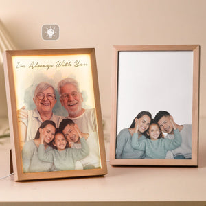We're Always With You Personalized Light Up Photo Frame