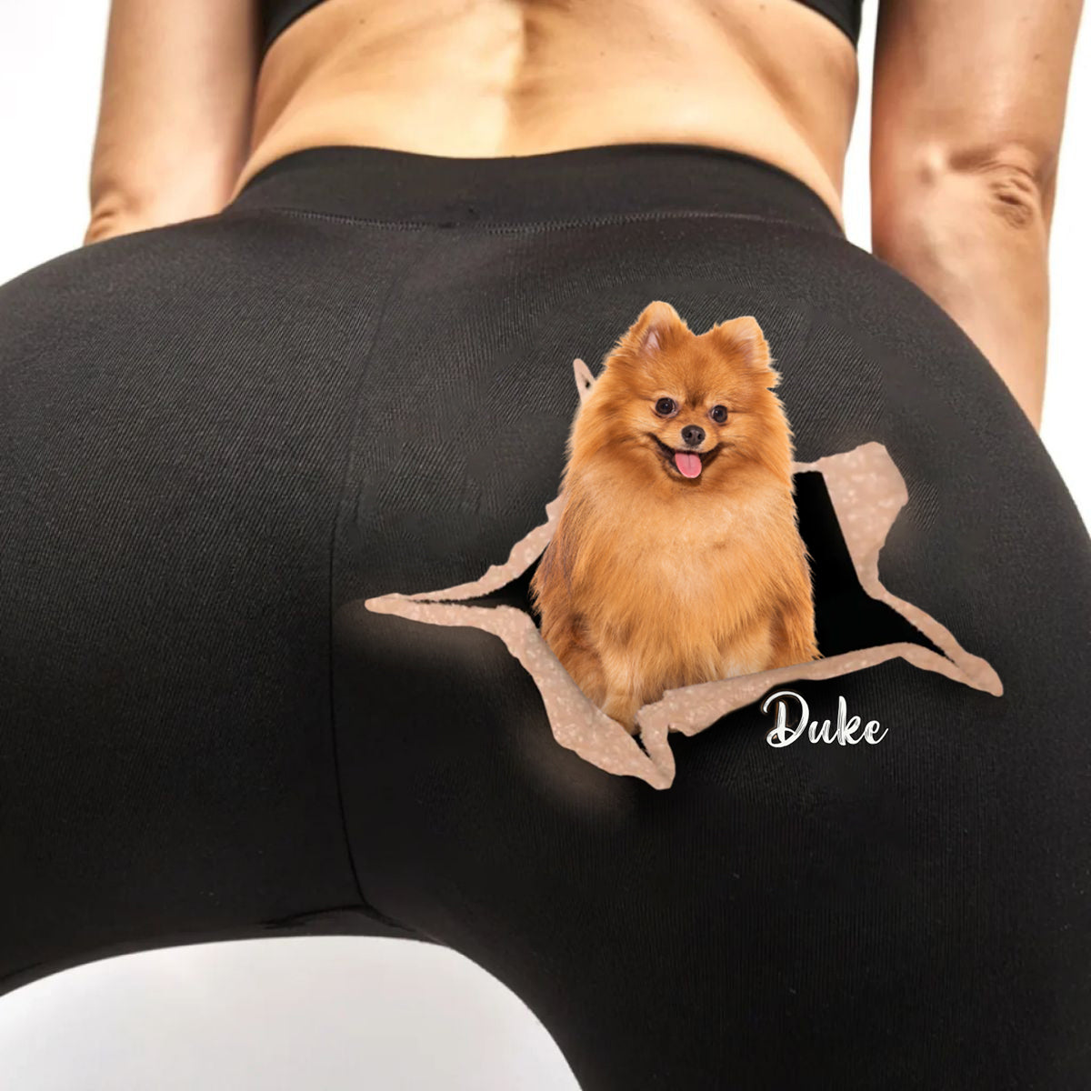 Gift For Pet lover Crack Custom Photo Personalized Leggings