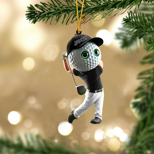 Golf Man Personalized Golf Ornament For Golf Lovers