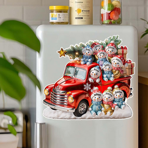 Wishing You A Merry Christmas - Family Personalized Truck Decal