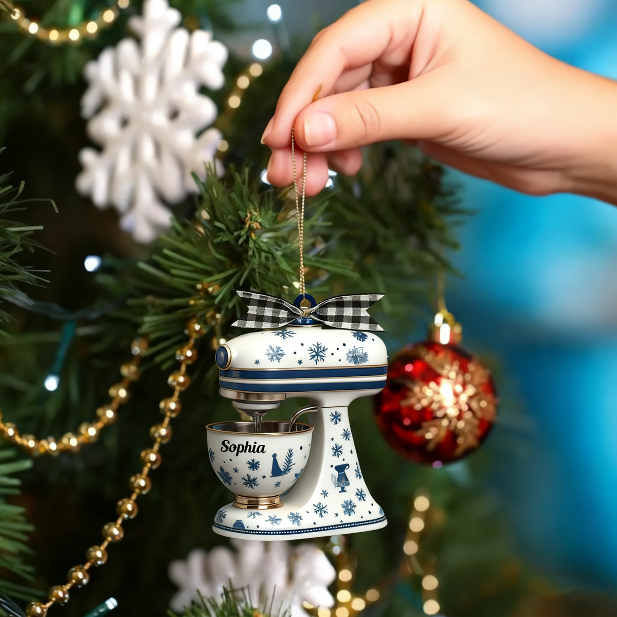 Christmas Baking, Home Decor, Christmas Ornament, Personalized Ornament