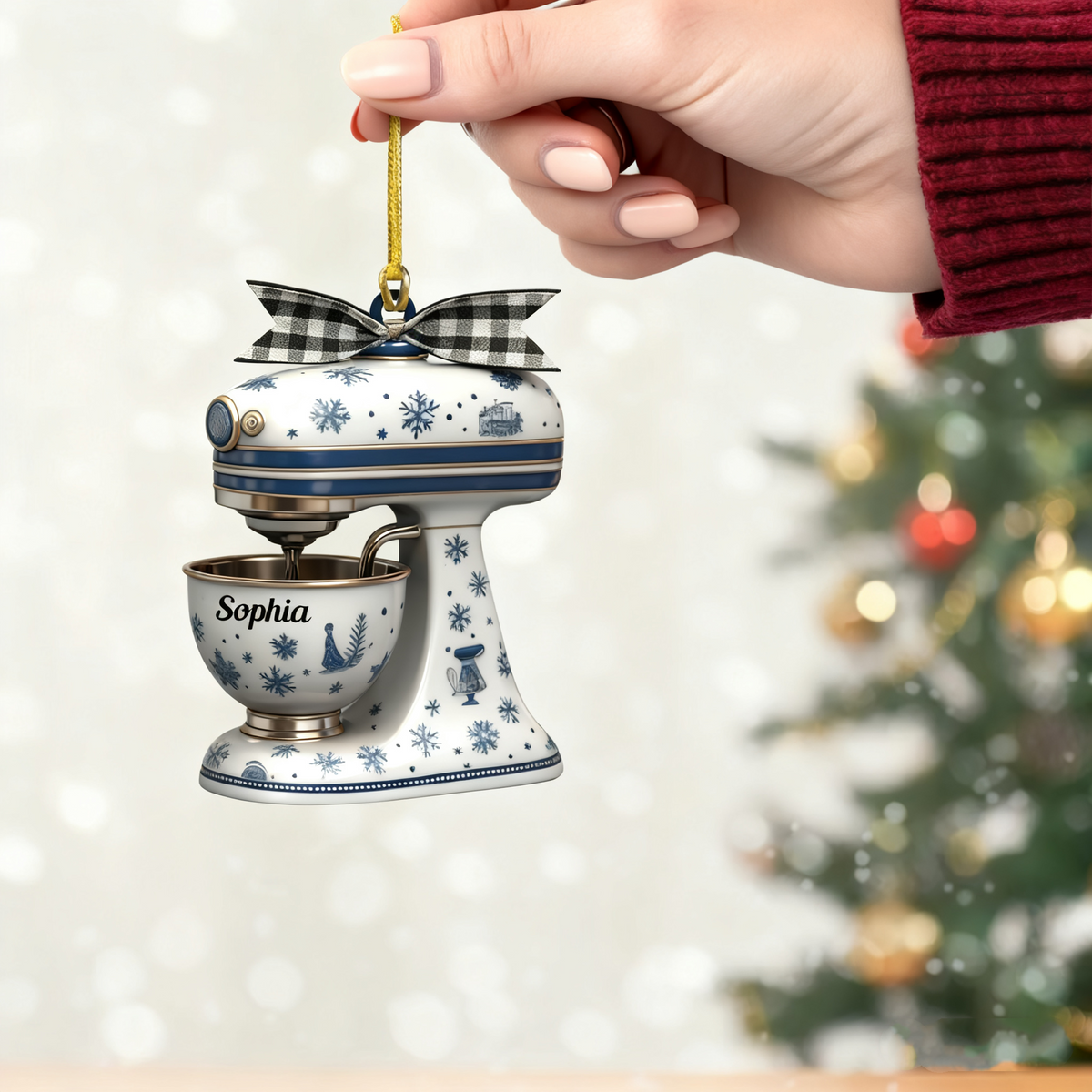 Christmas Baking, Home Decor, Christmas Ornament, Personalized Ornament