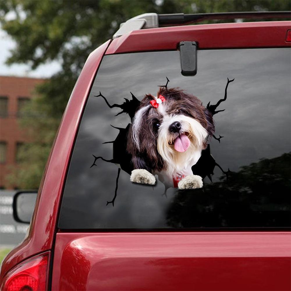 SHIH TZU CRACK STICKER 11