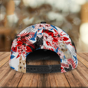 Scottish Terrier - American Flag Cap