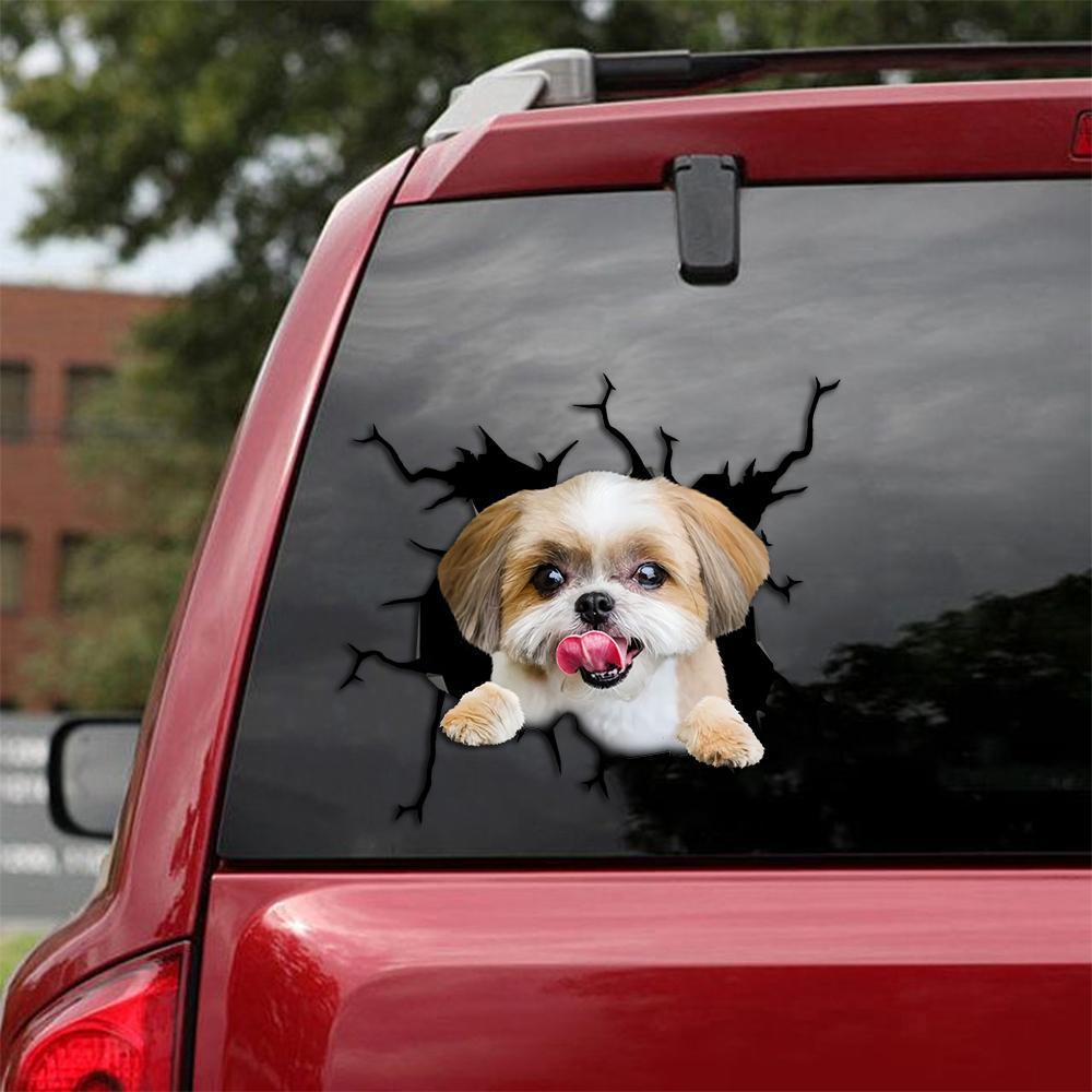 FUNNY SHIH TZU STICKER 6