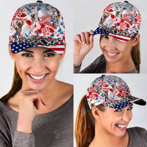 Chinese Crested - American Flag Cap