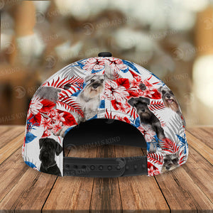 Schnauzer - American Flag Cap