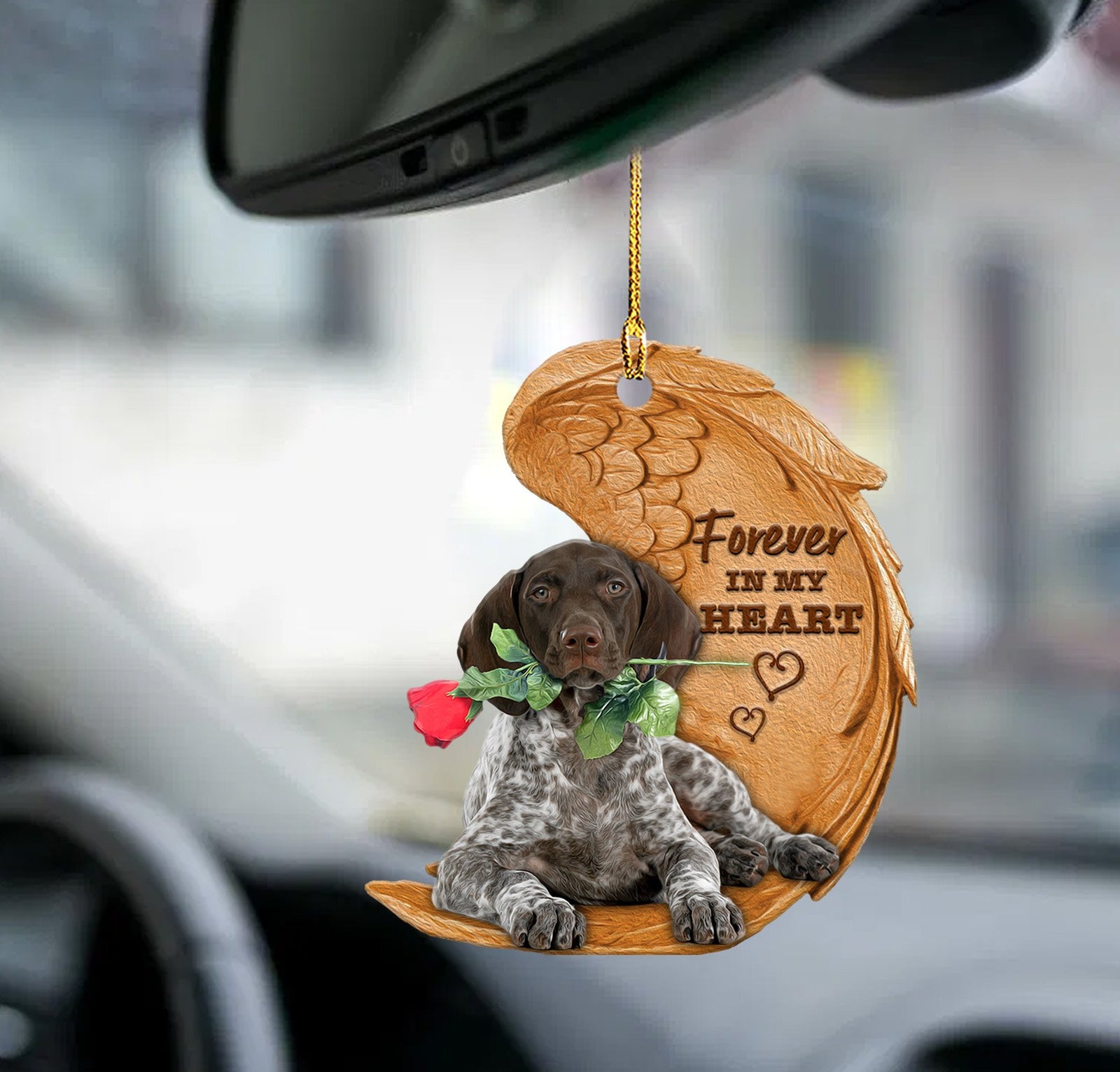 GSP forever in my heart hanging ornament-2D Effect