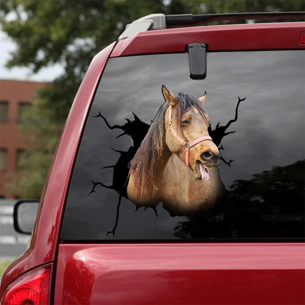 Horse Crack Car Sticker Cattle Lover (3)