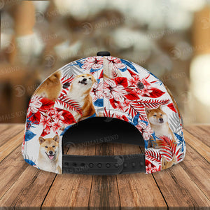 Shiba Inu - American Flag Cap