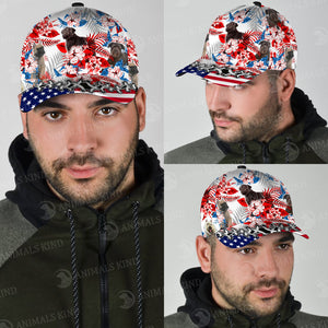 Bouvier des Flandres - American Flag Cap