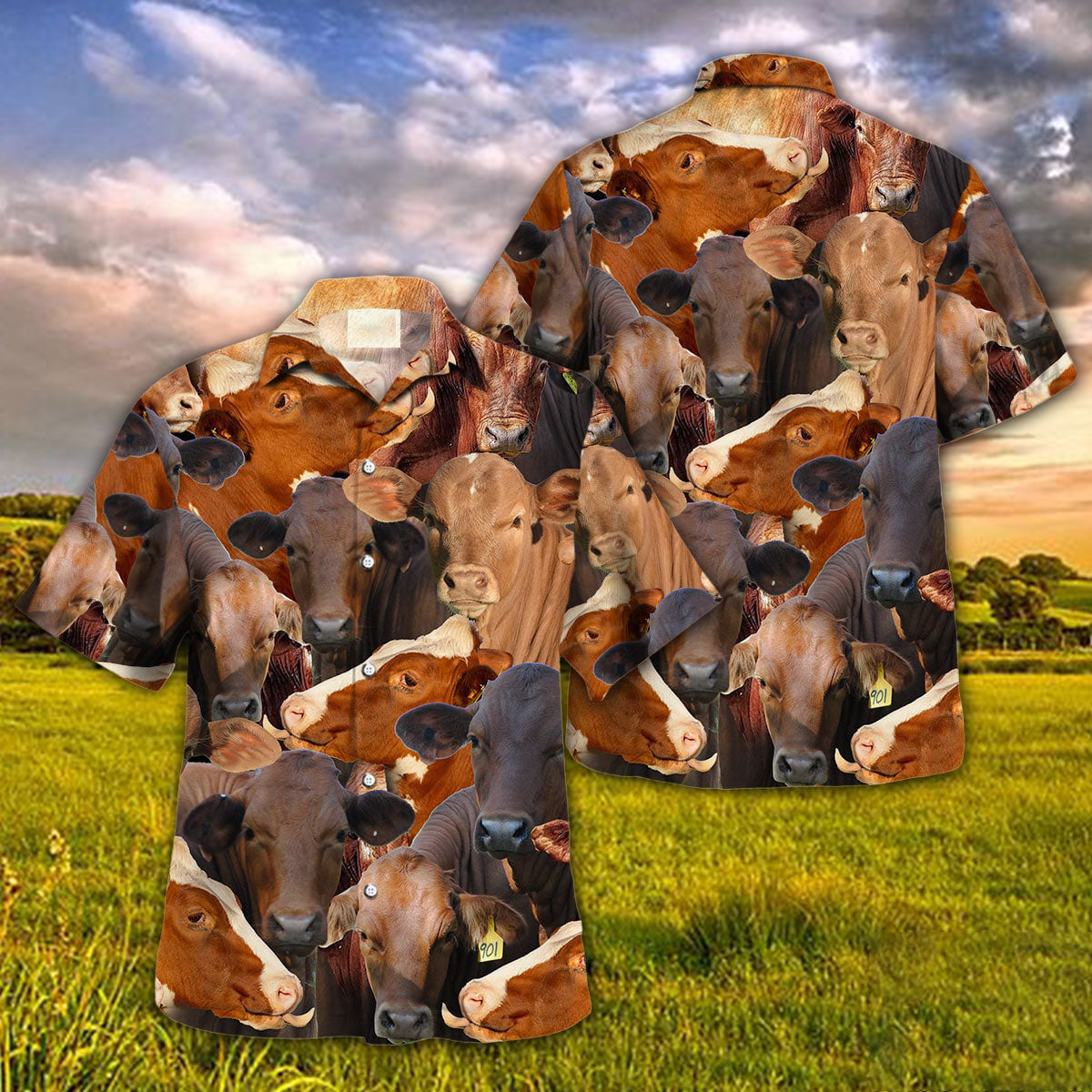 Beefmaster Herd Hawaiian Shirt