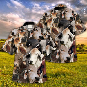 Brahman Herd Hawaiian Shirt