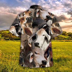 Brahman Herd Hawaiian Shirt