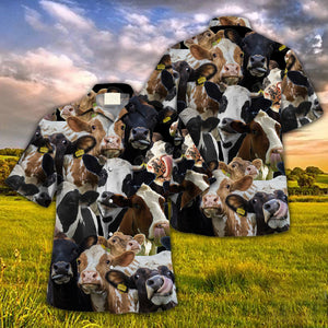 Holstein Herd Hawaiian Shirt