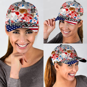 St Bernard - American Flag Cap