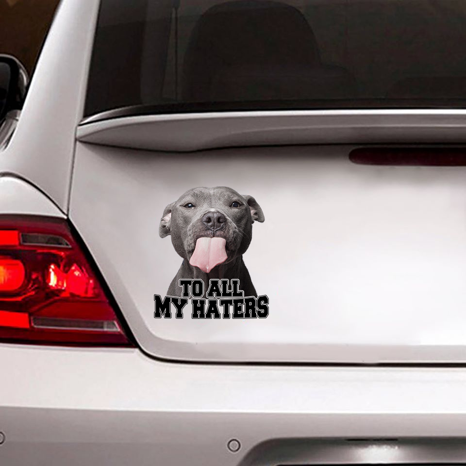 Pitbull  BMA770 To All My Haters Sticker