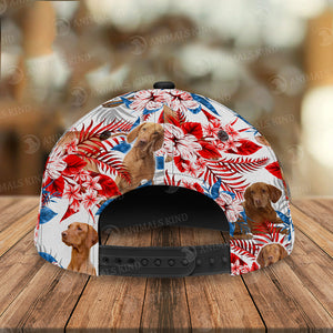 Vizsla - American Flag Cap