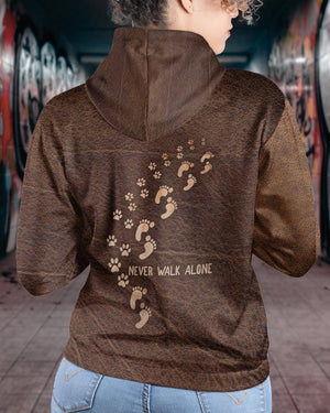 German shepherd 2-Never Walk Alone Hoodie