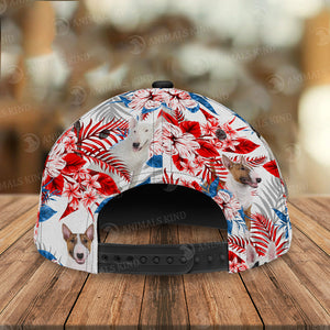 Bull Terrier - American Flag Cap