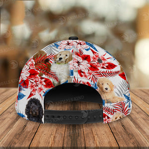 Goldendoodle - American Flag Cap