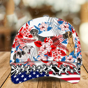 Great Dane - American Flag Cap