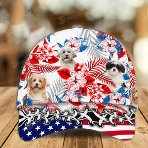 Havanese - American Flag Cap