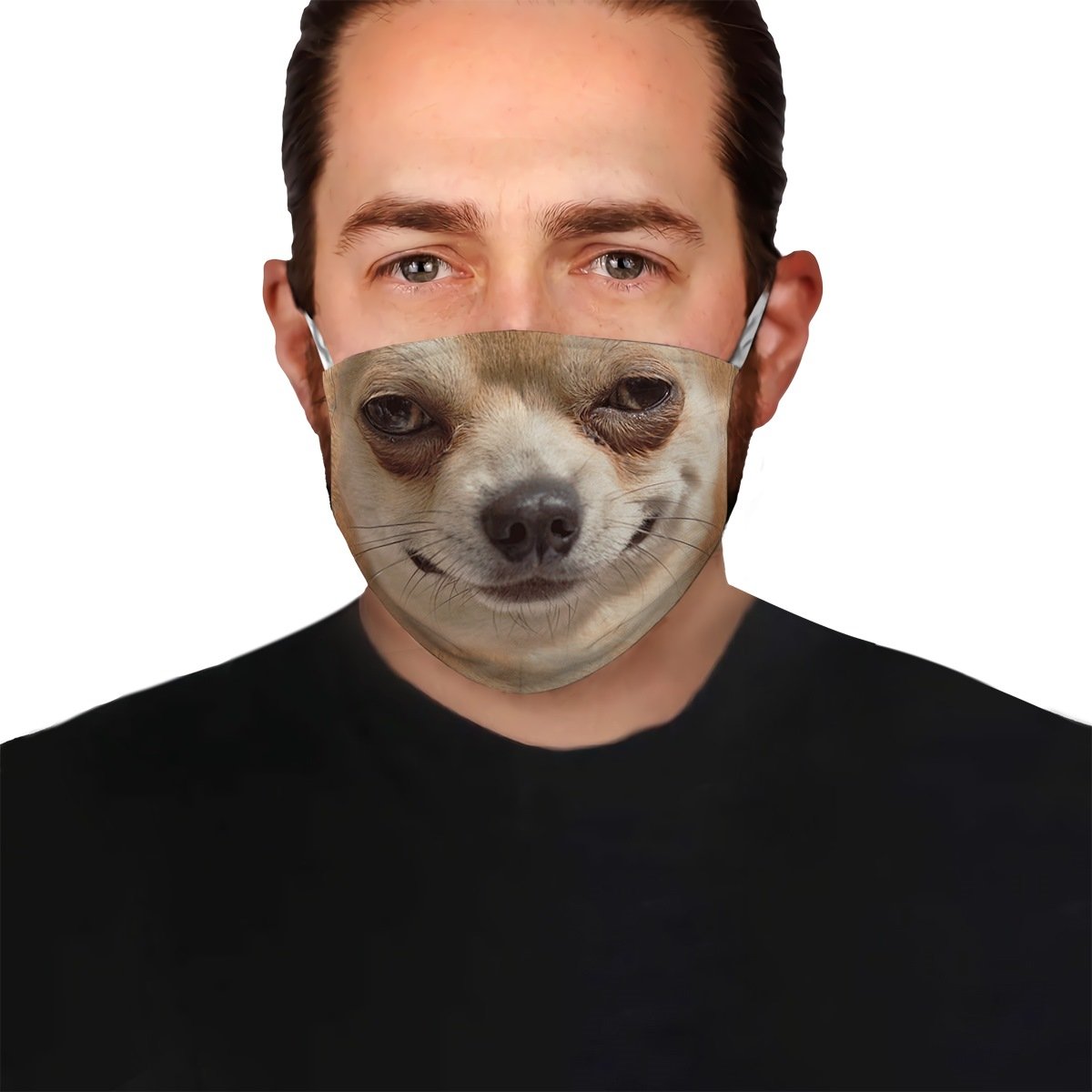 Premium 3D Sarcasm Dog Smile Version 01 EZ09 1404 Face Mask