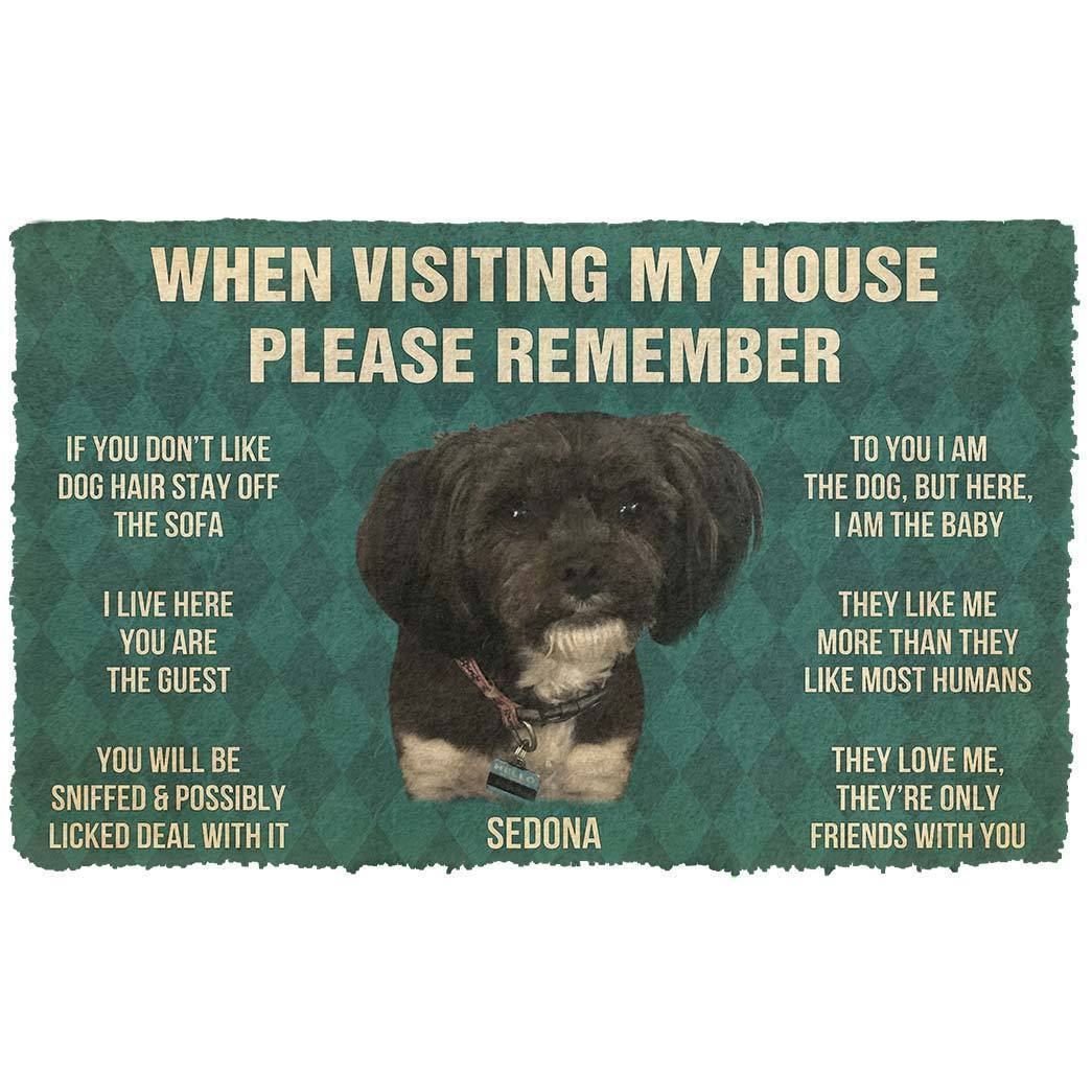 Bugybox 3D Please Remember Sedonas House Rules Doormat