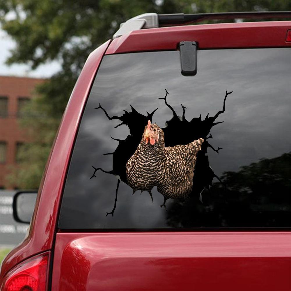 CHICKEN CRACK STICKER POULTRY LOVER 13