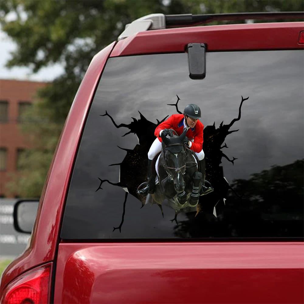 Horse Crack Car Sticker Cattle Lover (17)