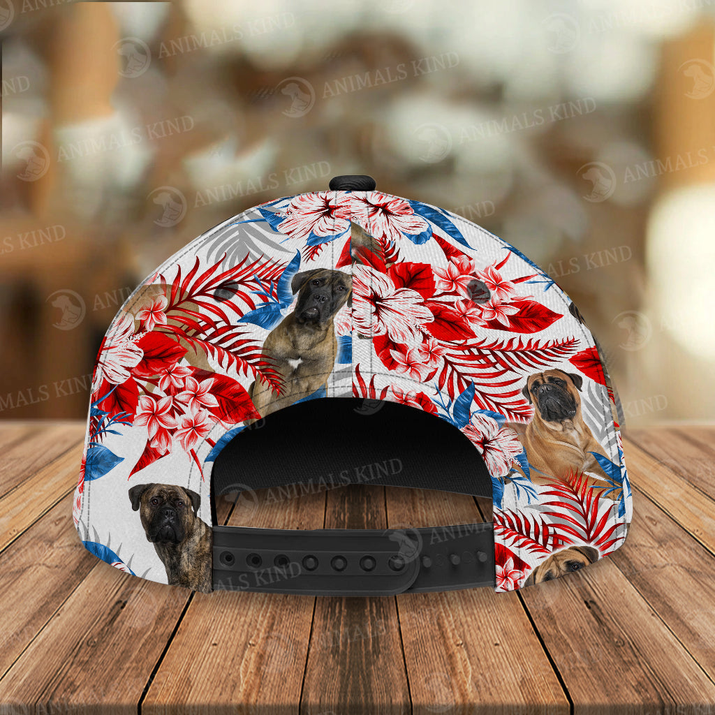 Bullmastiff - American Flag Cap