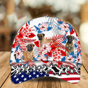 Bullmastiff - American Flag Cap