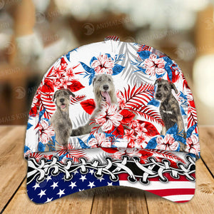 Irish Wolfhound - American Flag Cap