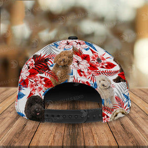 Labradoodle - American Flag Cap