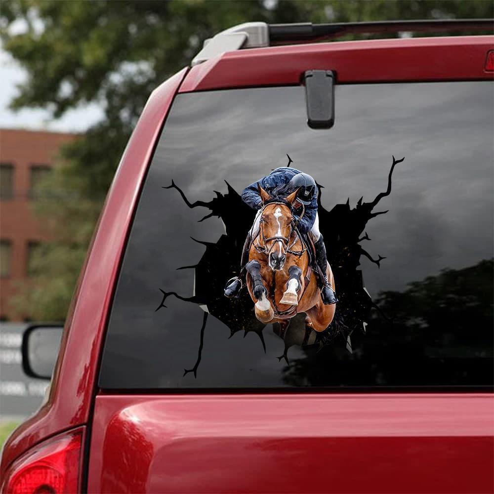 Horse Crack Car Sticker Cattle Lover (18)
