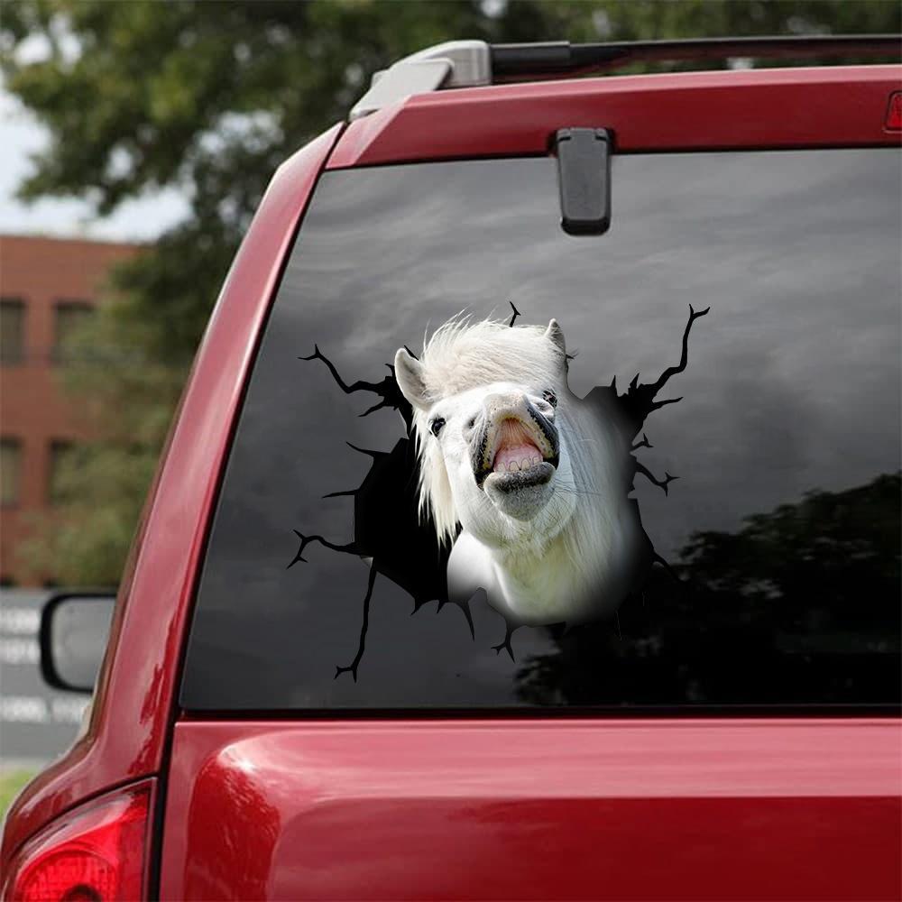 PONY HORSE CRACK STICKER CATTLE LOVER 2