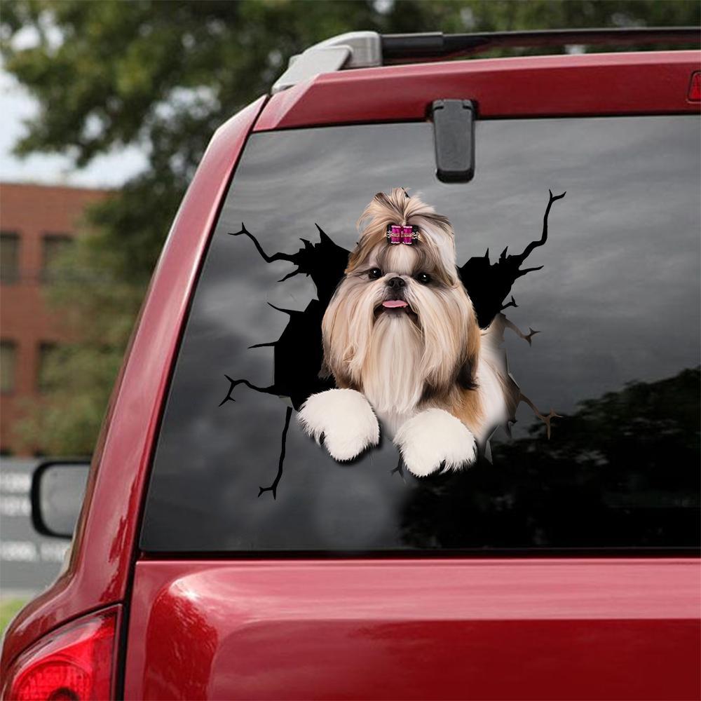 FUNNY SHIH TZU STICKER 7