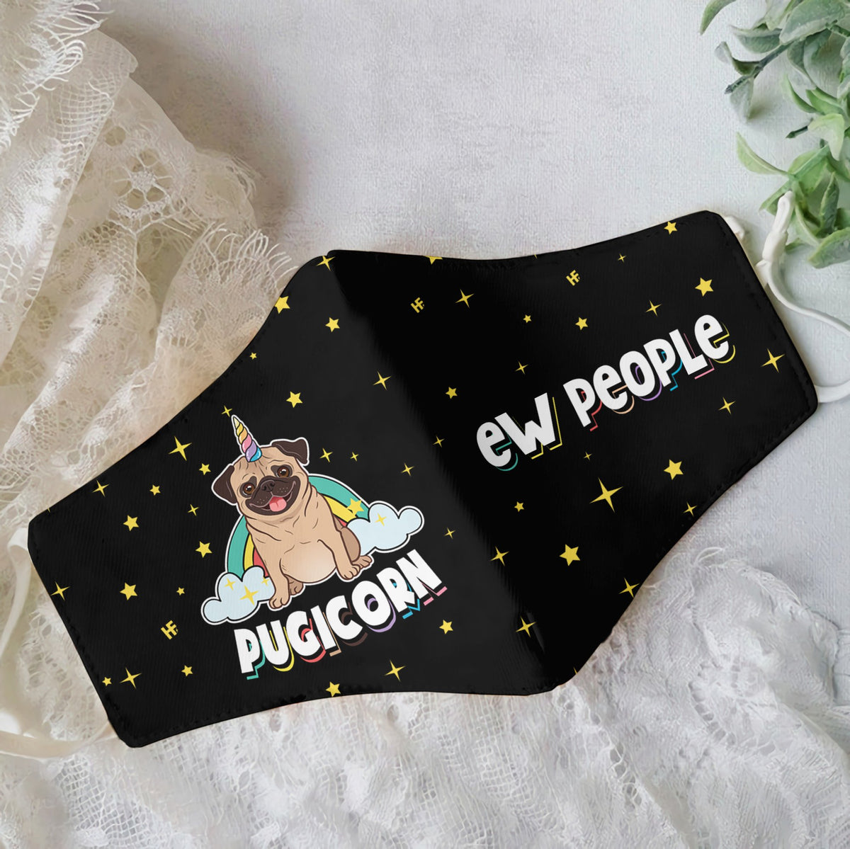 Premium Dogicorn Ew People 03 EZ09 0807 Face Mask
