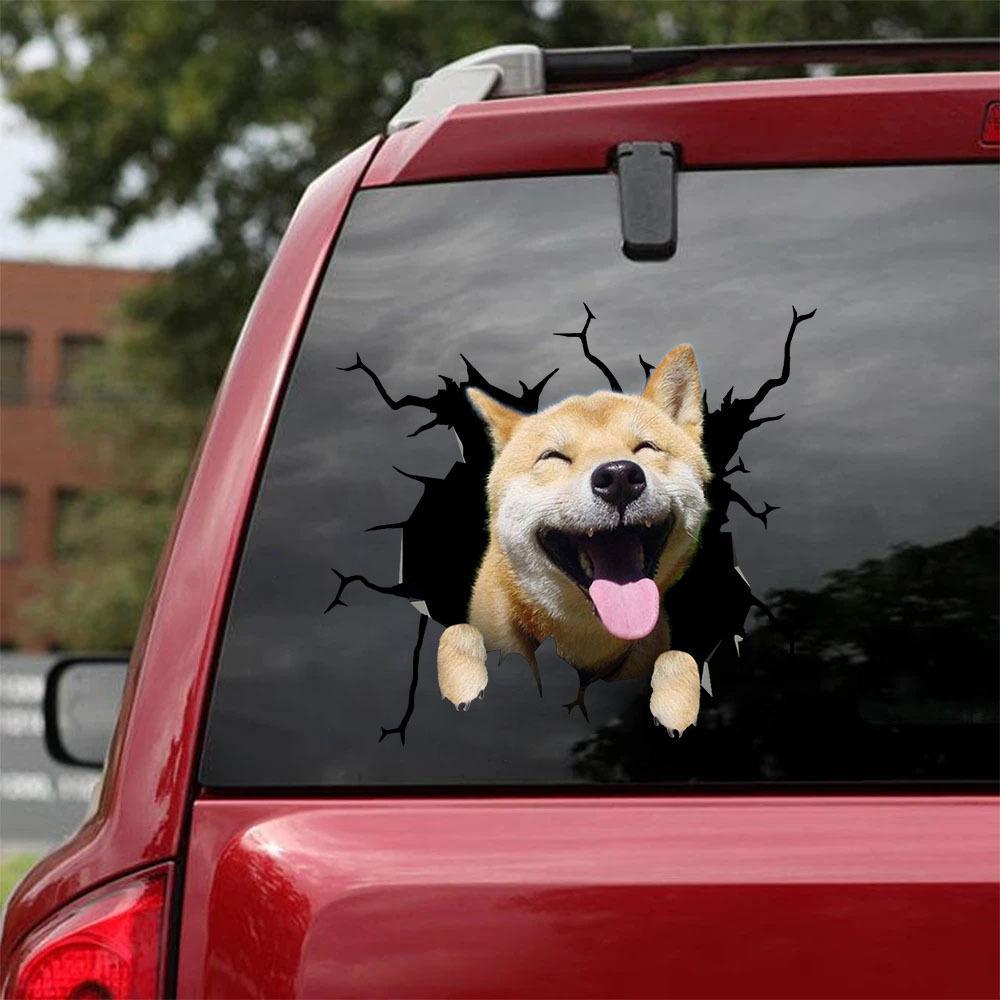 AKITA CRACK CAR STICKER 5